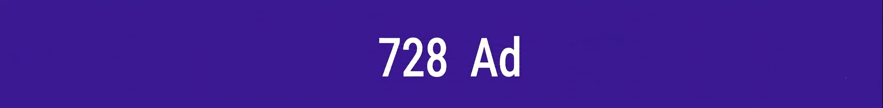 728*90 Ad One-be