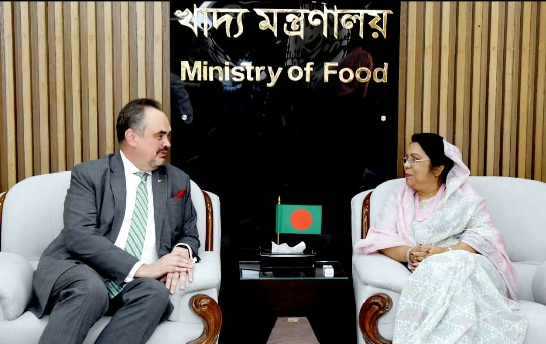 নিরাপদ খাদ্য ও শস্য সংরক্ষণে যুক্তরাষ্ট্রের কারিগরি সহায়তা চাইলেন খাদ্যমন্ত্রী