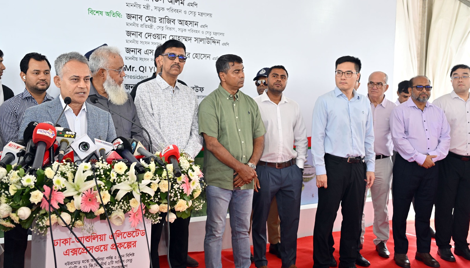 Dhaur-Ashulia two service bridges opened, communication and economy will gain pace: Sheikh Rabiul Alam
