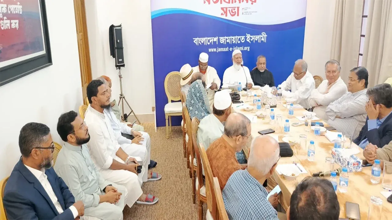 সম্পাদকদের সঙ্গে মতবিনিময়ে বিরোধীদলীয় নেতা ডা. শফিকুর রহমান