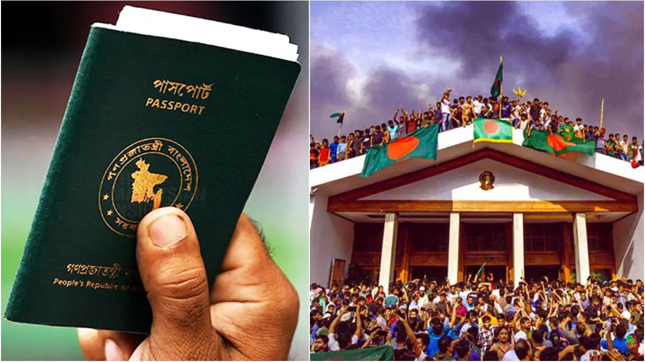 'Except Israel' returns to passport, July mass uprising symbol added to watermark