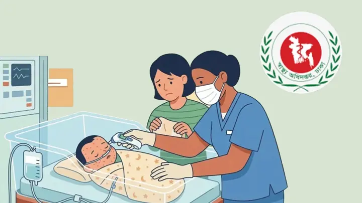 হামের উপসর্গে আরও ৫ শিশুর মৃত্যু, আক্রান্ত ১ হাজার ২৮৩