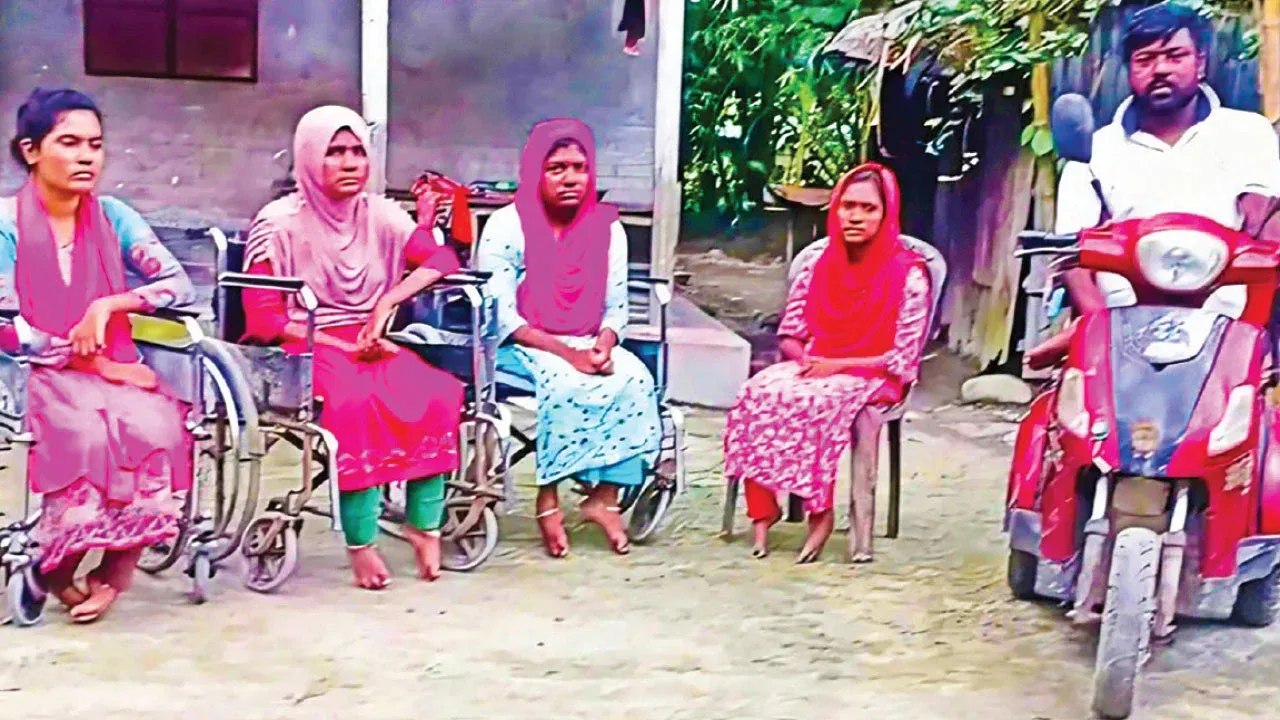 Five disabled siblings' dream of becoming highly educated