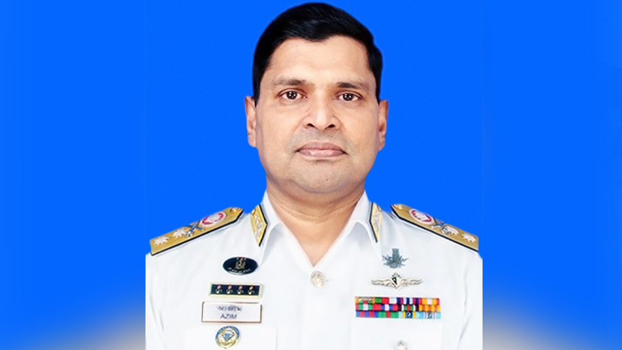 নৌবাহিনীর নতুন প্রধান খোন্দকার মিসবাহ উল আজীম: এক নজরে পরিচয়