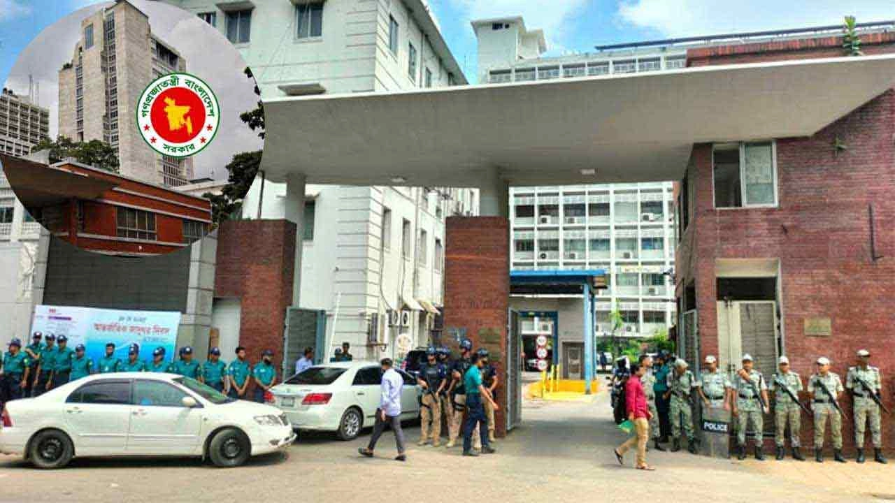 নতুন নিরাপত্তা কাঠামোয় সচিবালয়, বদলি ৮২ পুলিশ সদস্য