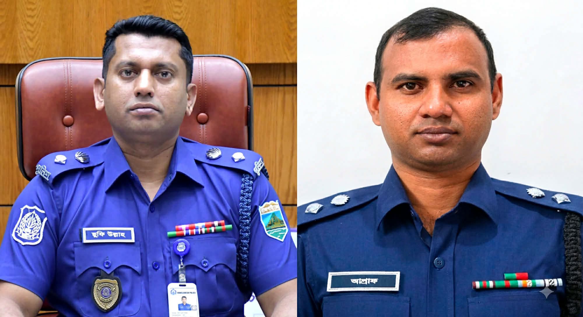 আড়াই মাসেই বদলি পাবনার এসপি ছুফি উল্লাহ, নতুন এসপি আবু আশ্রাফ