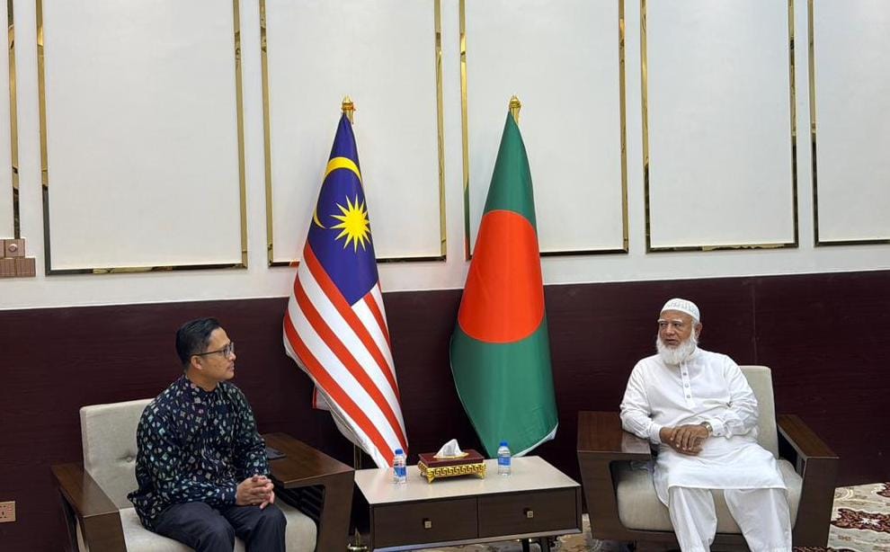 শফিকুর রহমানের সঙ্গে মালয়েশিয়ার হাইকমিশনারের সৌজন্য সাক্ষাৎ