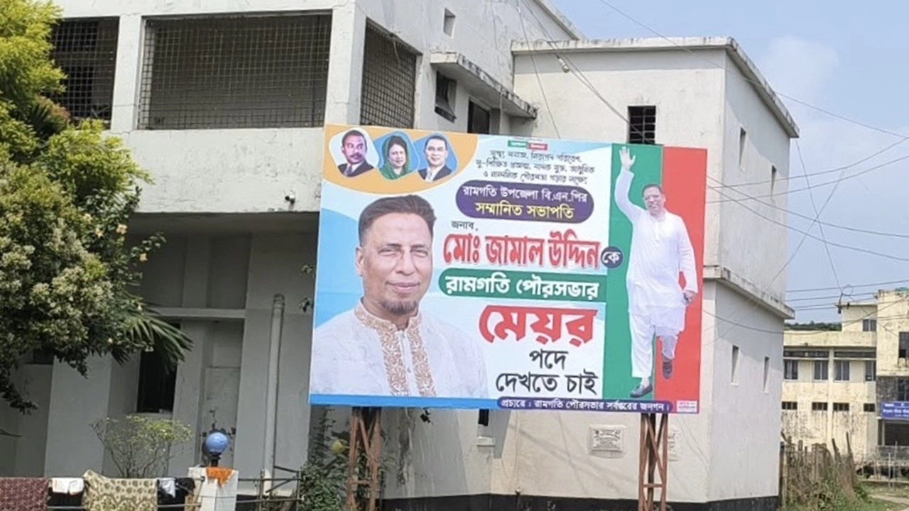 BNP leader's banner on government hospital signboard