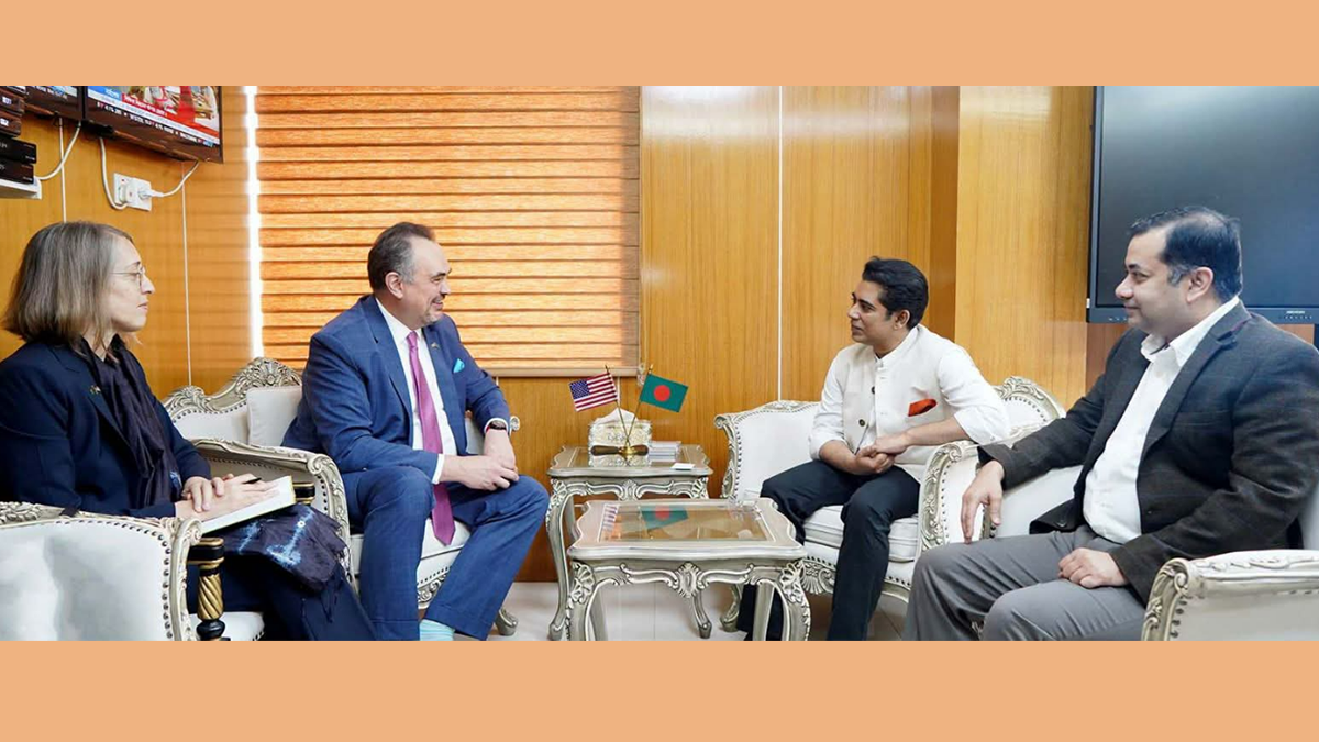 তথ্য ও সম্প্রচার মন্ত্রীর সঙ্গে মার্কিন রাষ্ট্রদূতের সাক্ষাৎ