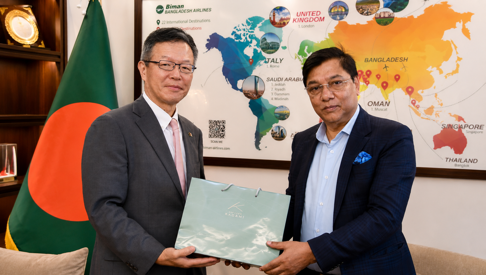 Government seeks Japan's cooperation in transforming Bangladesh into regional aviation hub