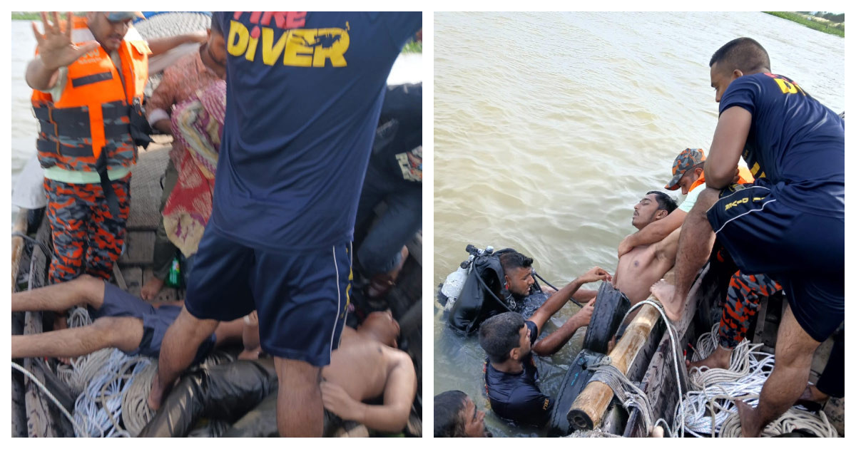 Three teenagers, including twin brothers, die after going into the Meghna to bathe in Sonargaon